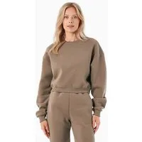 ORGANICATION ORGANICATION SILLIVIA | Essentials Crop-Sweatshirt aus Bio-Baumwolle und recyceltem Polyester – Produktbild 1 von 1