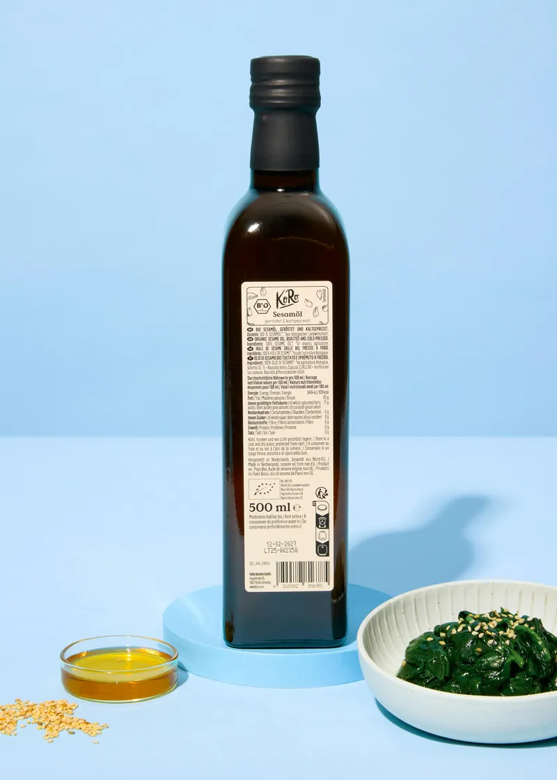 KoRo Bio Sesamöl 500 ml – Produktbild 2 von 5
