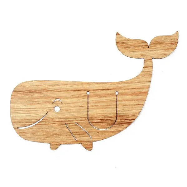 Bow & Hummingbird Bow & Hummingbird Lesezeichen Wal – Produktbild 1 von 4