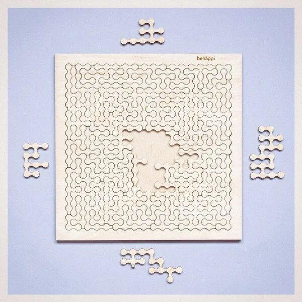 Behäppi Behäppi Hoop - IQ-Puzzle aus Holz - Level mittel – Produktbild 2 von 4
