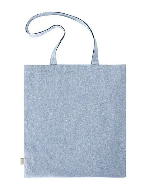 Halfar Halfar Einkaufstasche aus recycelter Baumwolle 38 x 42 cm, Blau, – Produktbild 1 von 1