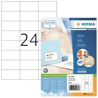 Herma Herma Premium weiß 70 x 37 mm 2400 Etikett(en) (100 Bogen x 24) – Produktbild 2 von 3
