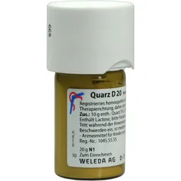 Weleda WELEDA QUARZ D 20 Trituration 20 g Trituration – Produktbild 1 von 1