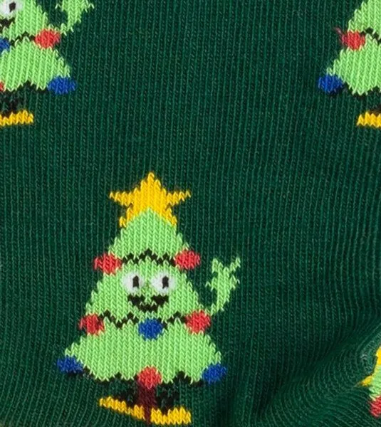 DillySocks DillySocks Kindersocken Lil Happy Tree aus Biobaumwoll-Mix, Grün, – Produktbild 2 von 3