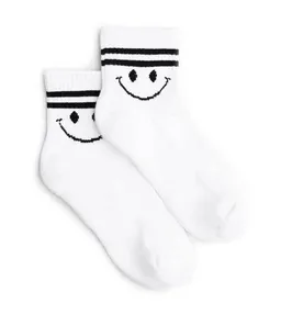 Natural Vibes Natural Vibes Sporty Smile Quarter Socken | Bio GOTS | Sneaker Socken mit Smile | Herren Damen Socken | – Produktbild 1 von 1