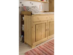 Regal für Wickelkommode "VITA" B100xT80xH90 cm, Kiefer geb./geölt – Produktbild 1 von 1