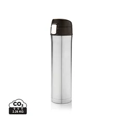 XD Collection XD COLLECTION Easy Lock Vakuum-Flasche aus RCS recyceltem Stahl, silber, Silber, – Produktbild 1 von 1