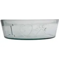 Trink- & Futternapf "LUNA", aus Recyclingglas, Ø 23 cm – Produktbild 1 von 1
