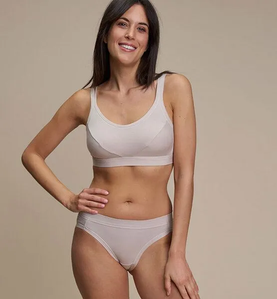 CASAGiN CASAGiN Dreierpack: 3 Klassische Slips Aus Naturstoff, Seashell, – Produktbild 1 von 4