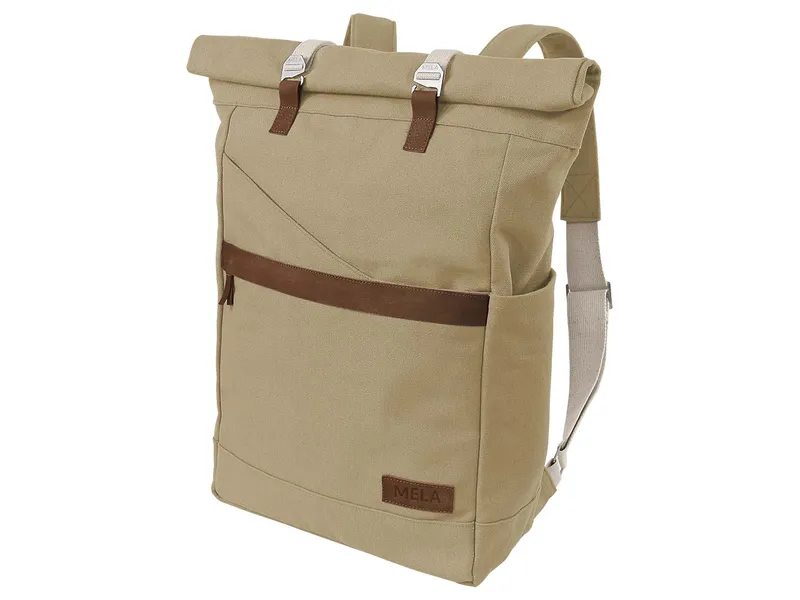 MELA Rucksack ansvar I | von MELA | Fairtrade & GOTS zertifiziert, Sand, – Produktbild 1 von 5