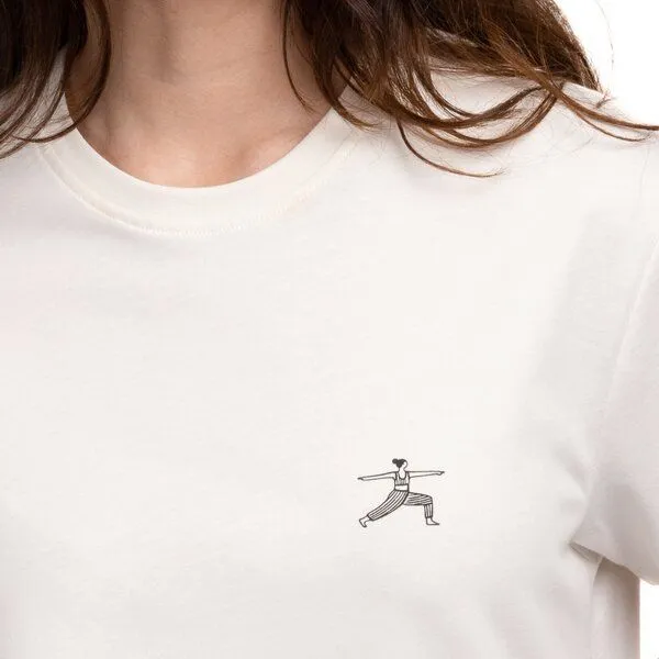 Natural Vibes Natural Vibes T-Shirt Yoga Bio GOTS | Bio T-Shirt | Weißes T-Shirt (Naturweiß) | Herren T-Shirt – Produktbild 2 von 4