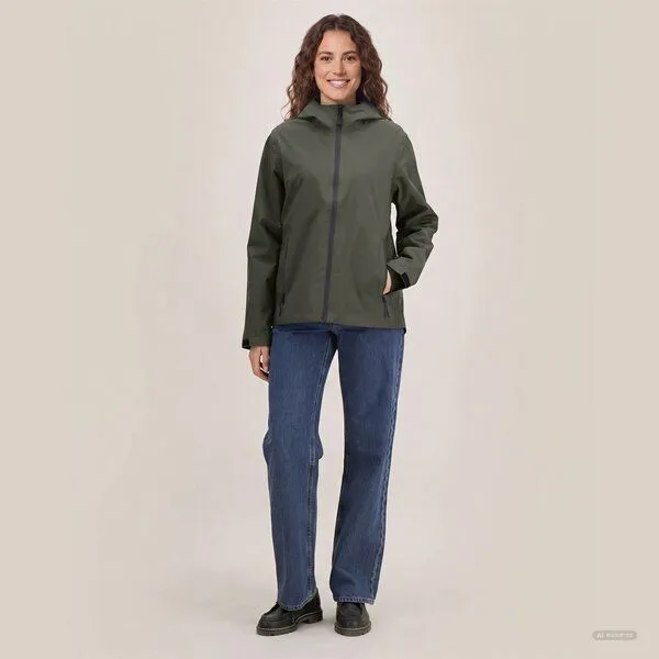 YTWOO YTWOO Wetterfeste Damen Funktionsjacke, Khaki, – Produktbild 1 von 4