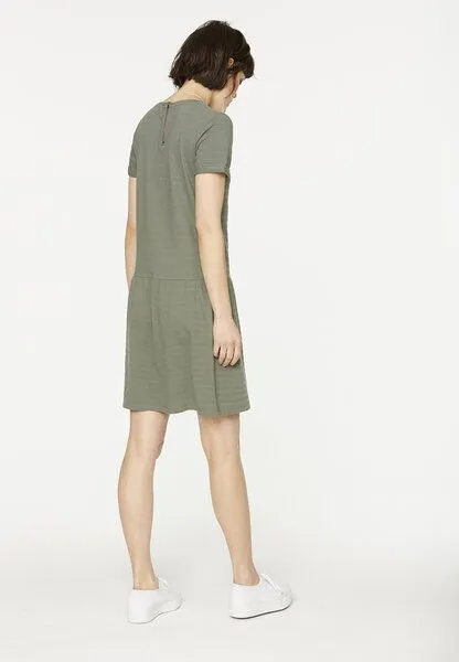 ARMEDANGELS ARMEDANGELS SOFIA - Damen Jerseykleid aus Bio-Baumwolle, Khaki, – Produktbild 2 von 4