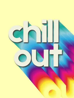 Photocircle Photocircle Poster / Leinwandbild - Chill out - neon rainbow – Produktbild 1 von 1