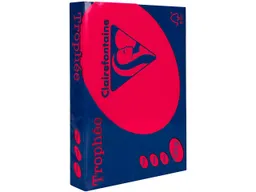 Clairefontaine 250 Blatt Clairfontaine Farbiges Kopierpapier "Trophee" 120 g/m², DIN A4, kirschrot – Produktbild 1 von 1