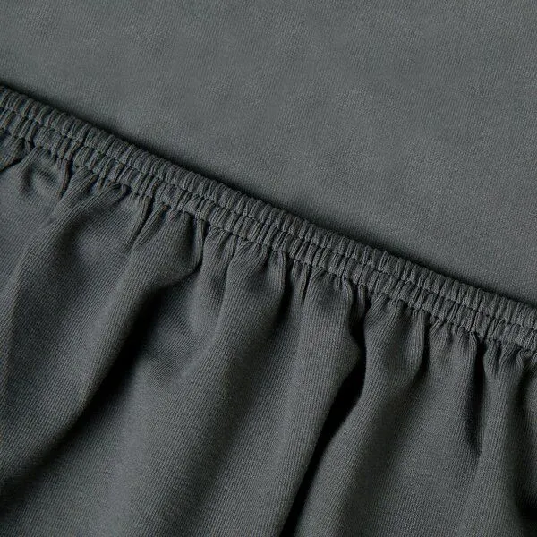 Kayori Kayori Saiko - Spannbettlaken für Matratze - Jersey, Anthrazit, – Produktbild 1 von 1