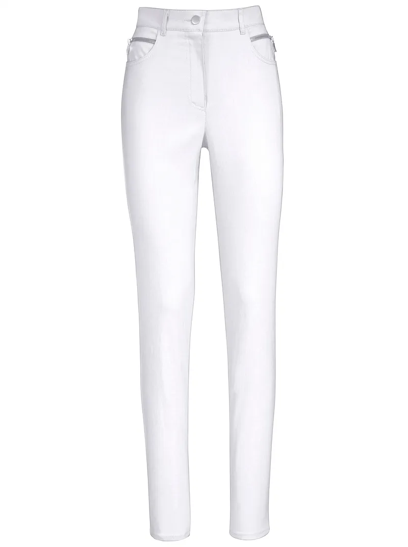 Stehmann Comfort line Stretch-Hose, Weiß, – Produktbild 1 von 3