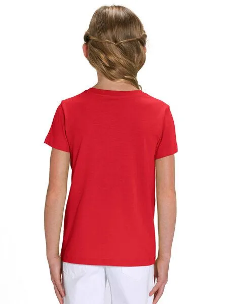 FellHerz FellHerz Kinder T-Shirt Schaukelmädchen rot aus 100% Biobaumwolle – Produktbild 2 von 2