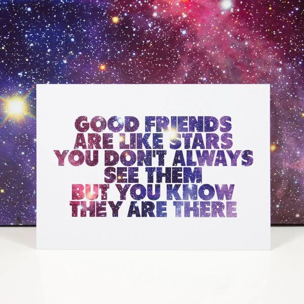Bow & Hummingbird Bow & Hummingbird Postkarte "Good friends" – Produktbild 1 von 1