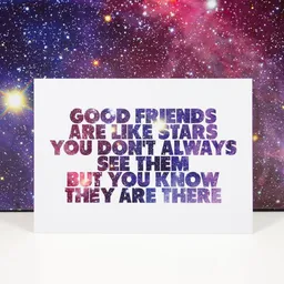 Bow & Hummingbird Bow & Hummingbird Postkarte "Good friends" – Produktbild 1 von 1