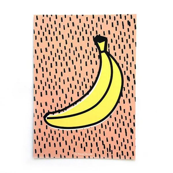 all the things we like all the things we like A4 Poster Banane mit Aufhängung – Produktbild 1 von 2