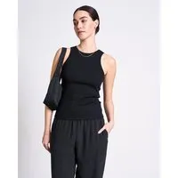 JAN N JUNE JAN N JUNE Top PORTO GOTS aus Baumwolle LONG, Schwarz, – Produktbild 1 von 1