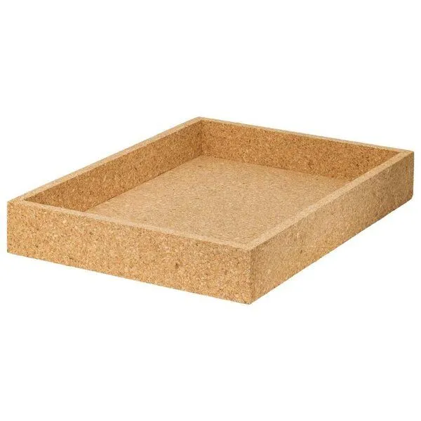 Kork-Deko Kork-Deko Rechteckige Dekoschale aus Presskork zum Dekorieren & Aufbewahren (35 x 25 x 5 cm) – Produktbild 2 von 4