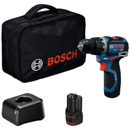 Bosch Professional Bosch Professional Bosch Akku-Schlagbohrschrauber GSB12V-32, incl. 2x Akku GBA 2 Ah, Ladegerät, Werkzeugtasche – Produktbild 1 von 1