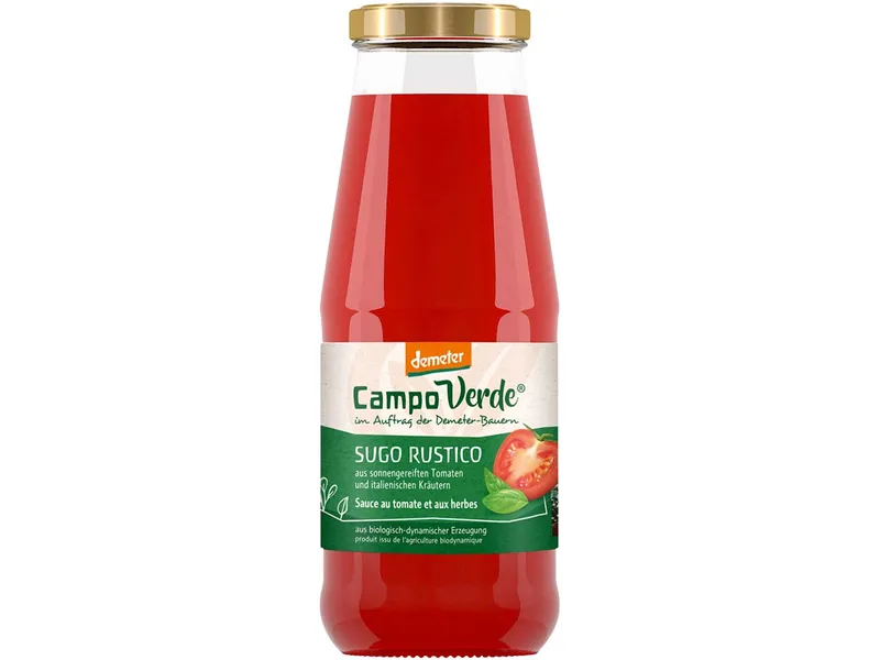 Campo Verde Campo Verde Bio-Tomatensauce mit Kräutern "Sugo Rustico", 410 g – Produktbild 1 von 1