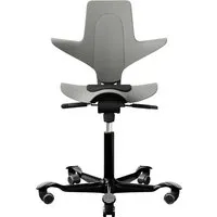 HAG HAG Bürodrehstuhl "Capisco Puls 8010" Gestell: schwarz/clay,Stoff: "Cura" black – Produktbild 1 von 1