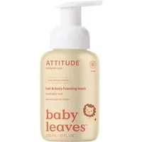 Attitude Attitude Baby Leaves 2 in 1 Shampoo & Duschschaum Birnen Nektar – Produktbild 1 von 1