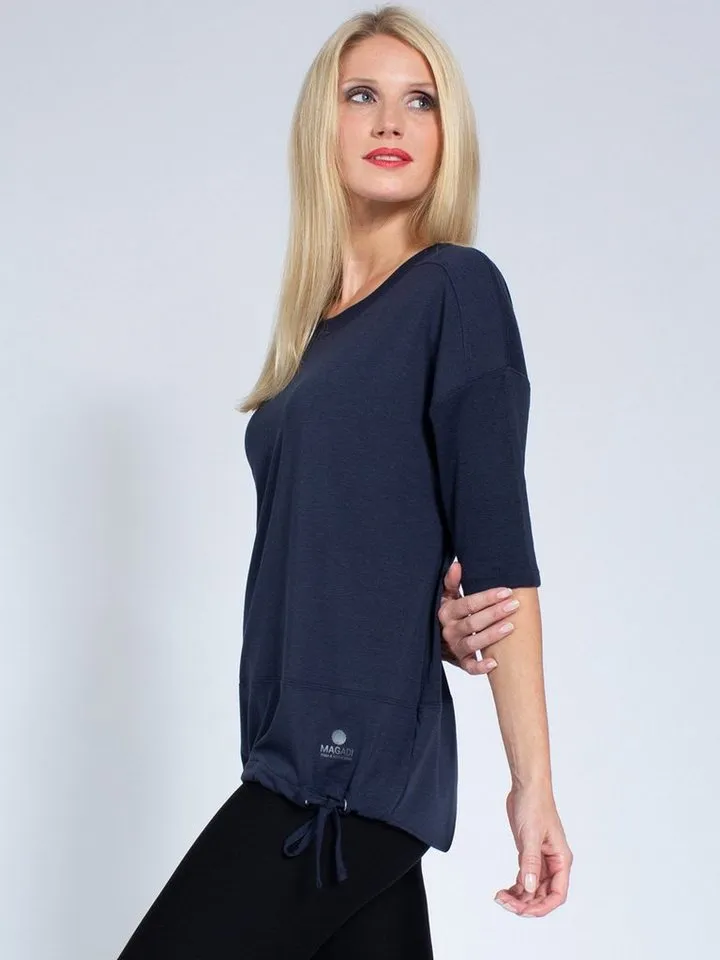 Magadi Magadi Yogashirt Sara aus weichem Naturmaterial, Blau, – Produktbild 5 von 5