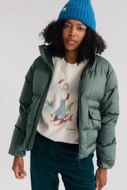 TWOTHIRDS TWOTHIRDS Damen vegan Jacke Howth Hellkhaki – Produktbild 1 von 1