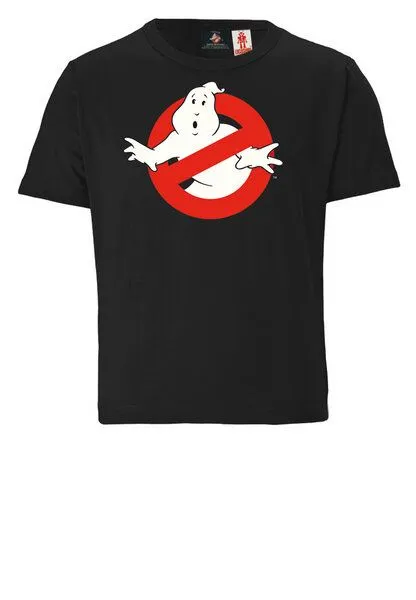 LOGOSH!RT LOGOSH!RT Ghostbusters - Keine Geister - Logo - Organic - Bio T-Shirt Print - Kinder, Schwarz, – Produktbild 1 von 4