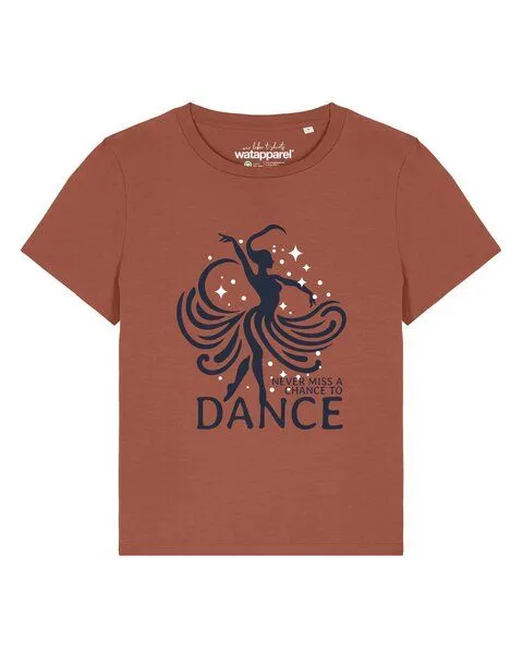 watapparel watapparel T-Shirt Frauen Chance to dance, Heritage brown, – Produktbild 1 von 2