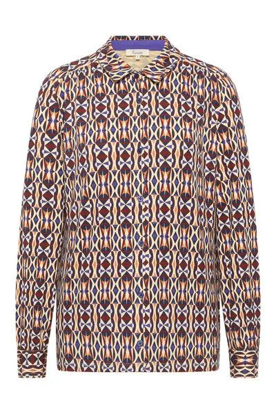 Tranquillo Tranquillo Bluse aus EcoVero™ Viskose, Ethno, – Produktbild 3 von 6