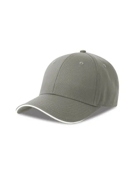 Atlantis Headwear Atlantis Headwear Damen / Herren Sport Cap Baumwolle Metallverschluss, Grau, – Produktbild 1 von 3