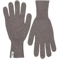 MELA MELA Bio-Rippstrick-Handschuhe 'RISHI', bear melange, Gr. S/M – Produktbild 1 von 1