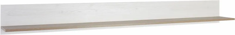 OTTO home Wandregal Larona, Breite 185 cm, Wandboard, Weiß, – Produktbild 4 von 5