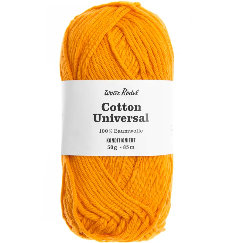 Wolle Rödel Wolle Rödel Cotton Universal Kürbis, Kürbis, – Produktbild 1 von 1