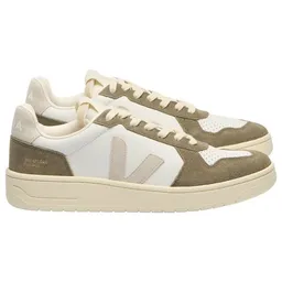Veja Veja Herren-Sneaker V-82 Grained Leather White-Natural-Kaki – Produktbild 1 von 1