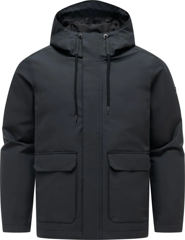 ragwear ragwear Funktionsjacke Mr Them Light YOUMODO Atmungsaktiverund wasserdichte Übergangsjacke, Schwarz, – Produktbild 2 von 5