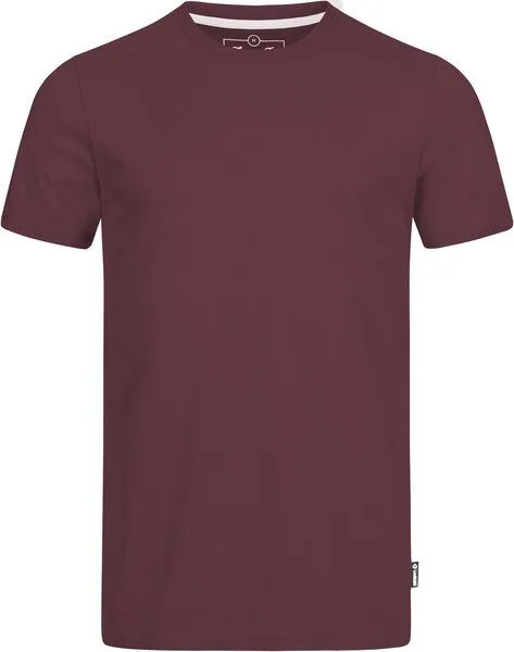 Lexi&Bö Lexi&Bö Herren Basic T-Shirt, Windsor wine (rot), – Produktbild 1 von 2