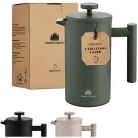 GROENENBERG GROENENBERG Edelstahl French Press bunt 0,6 oder 1 Liter | mit Thermo-Effekt | Inkl. Ersatzfilter – Produktbild 1 von 1