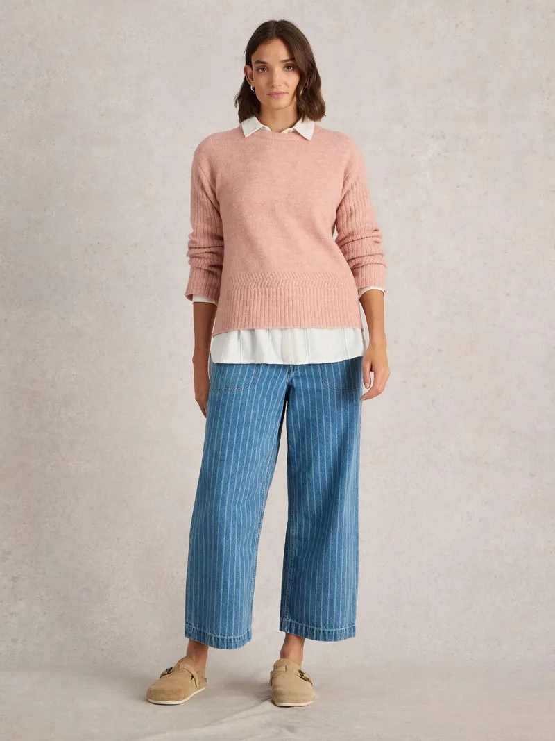 White Stuff Pullover Sophia - 46, Dunkles rosa, – Produktbild 2 von 4