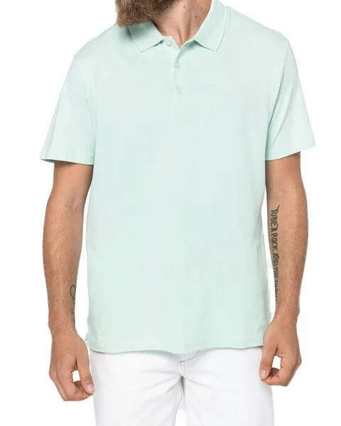 YTWOO YTWOO Organic Classic Herren Poloshirt aus reiner Bio-Baumwolle, Hellgrün, – Produktbild 2 von 4