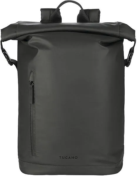 Tucano "ROLLO Rucksack Laptop 15.6"" Rolltop wasserfest schwarz Laptop-Rucksack" – Produktbild 1 von 1