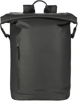 Tucano "ROLLO Rucksack Laptop 15.6"" Rolltop wasserfest schwarz Laptop-Rucksack" – Produktbild 1 von 1