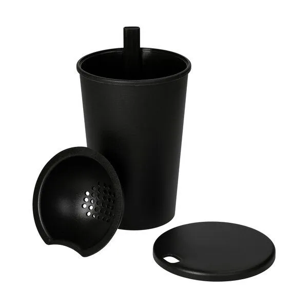 elasto elasto Trinkbecher Splash, Schwarz, – Produktbild 1 von 5