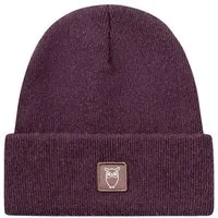 KnowledgeCotton Apparel KnowledgeCotton Apparel Double Layer Woll-Mütze, Deep mahogany, – Produktbild 1 von 1